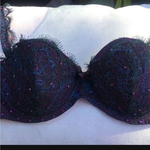 Purple Bedazzled Bra “Agent provocateur Soirée”. 34DD (BRAND NEW )